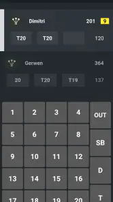 DARTS Scoreboard 2026 screenshot