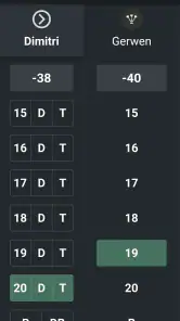 DARTS Scoreboard 2026 screenshot