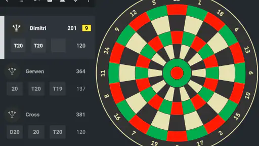 DARTS Scoreboard 2026 screenshot