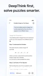 DeepSeek - AI-assistent screenshot