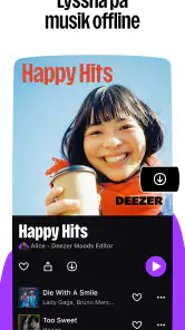 Deezer: musik och poddar screenshot