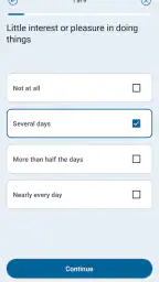 Depression Test screenshot