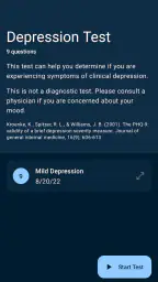 Depression Test screenshot