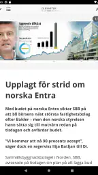 Di e-tidning - Dagens industri screenshot