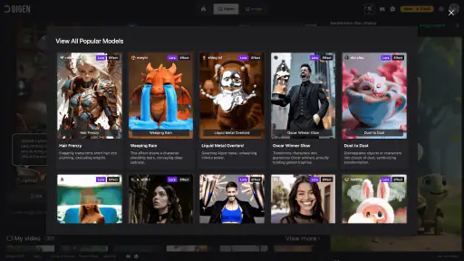 Digen: AI Video Generator screenshot