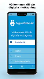 Digital mottagning screenshot