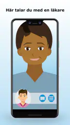 Digital mottagning screenshot