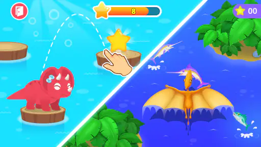Dinosauriespel barn screenshot