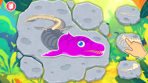 Dinosauriespel barn screenshot
