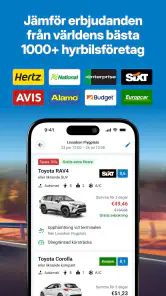 DiscoverCars.com -biluthyrning screenshot