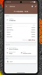 Drivvo - Fordonsunderhåll screenshot