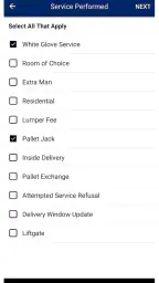 DSV DELIVERY screenshot