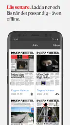 e-DN - den digitala tidningen  screenshot