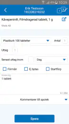 e-Förskrivning screenshot