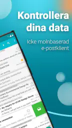 E-post Aqua Mail: Snabb, Säker screenshot