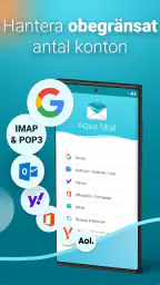 E-post Aqua Mail: Snabb, Säker screenshot