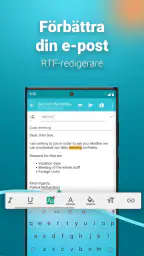 E-post Aqua Mail: Snabb, Säker screenshot