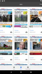 E-tidning Corren screenshot