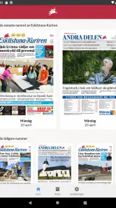 E-tidning Eskilstuna Kuriren screenshot