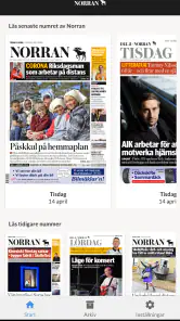 E-tidning Norran screenshot