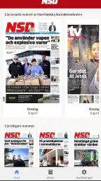 E-tidning NSD screenshot