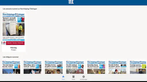 E-tidning NT screenshot