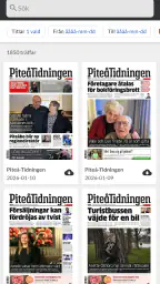 E-tidning PT screenshot