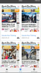 E-tidning UNT screenshot