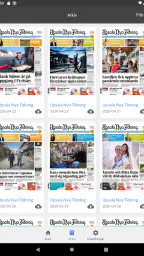 E-tidning UNT screenshot