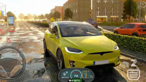 Electric Car Simulator Real 3D screenshot