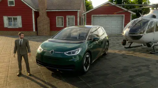 Electric Car Simulator Real 3D screenshot
