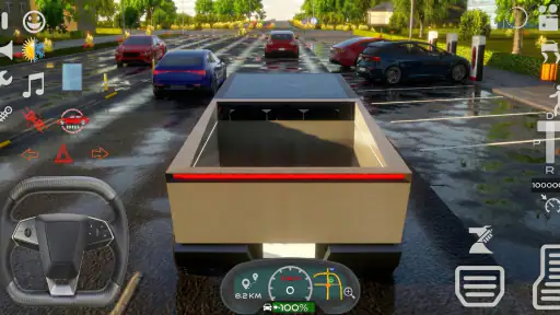 Electric Car Simulator Real 3D screenshot