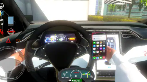 Electric Car Simulator Real 3D screenshot