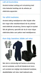 Elektrikerhandbok screenshot