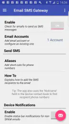 Email To SMS Gateway screenshot