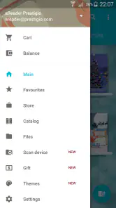 eReader Prestigio: Läsebok screenshot
