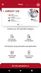 ESC CVD Risk Calculation screenshot