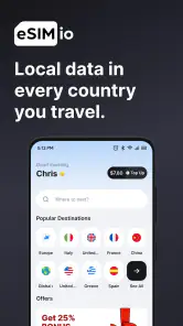 eSIM io: Global SIM Card screenshot