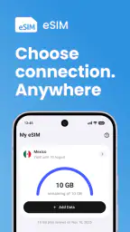 eSim Prepaid Mobile Travel App screenshot