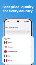 eSim Prepaid Mobile Travel App screenshot