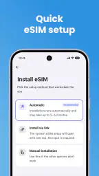 eSim Prepaid Mobile Travel App screenshot