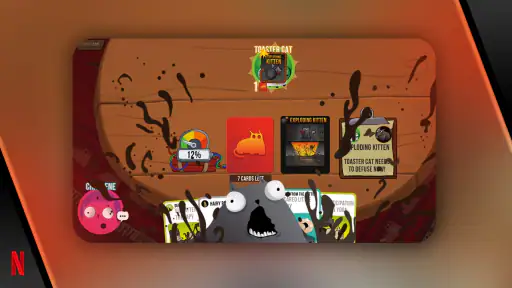 Exploding Kittens NETFLIX screenshot