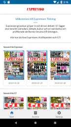 Expressen Tidning screenshot