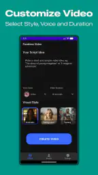 Faceless - AI Video Generator screenshot