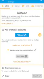 FairEmail, privacy aware email screenshot