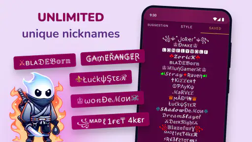 Fantasi: Smeknamnsgenerator screenshot