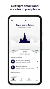 Finnair screenshot