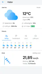 Fiskeprognos med väder screenshot