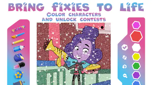 Fixies: Coloring Game Contests screenshot