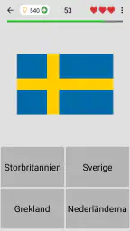 Flaggor från alla länder: Quiz screenshot